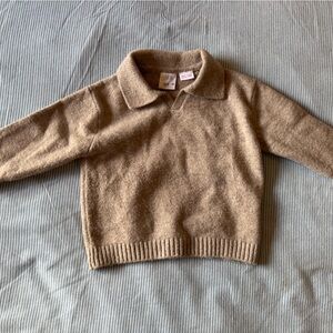 Zara Tan Knit Sweater 12-18 months